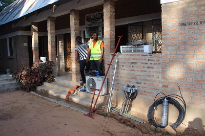 Getting everything ready for booster station Ilula 